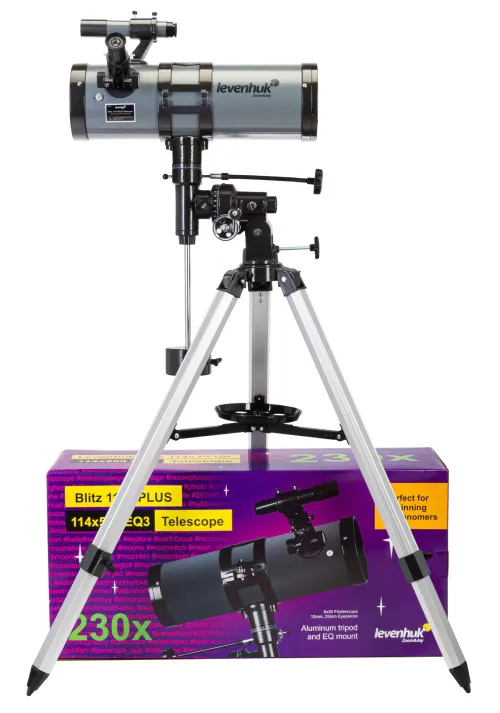 picture Levenhuk Blitz 114s PLUS Telescope - Exhibition Item,  2