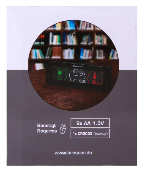 picture Bresser Temeo Life Weather Station with Color Display, black,  13