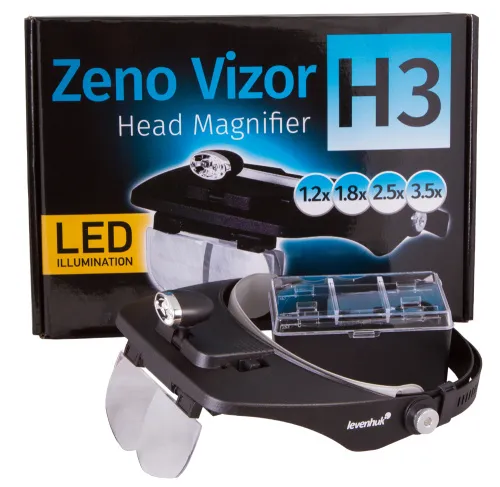picture Levenhuk Zeno Vizor H3 Head Magnifier,  10