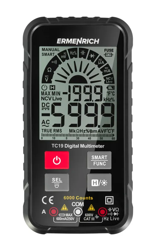 photo Ermenrich Zing TC19 Digital Multimeter,  4