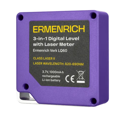 image Ermenrich Verk LQ60 3-in-1 Digital Level with Laser Meter,  7