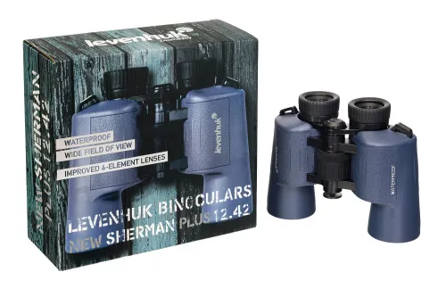 image Levenhuk New Sherman PLUS 12x42 Binoculars,  5