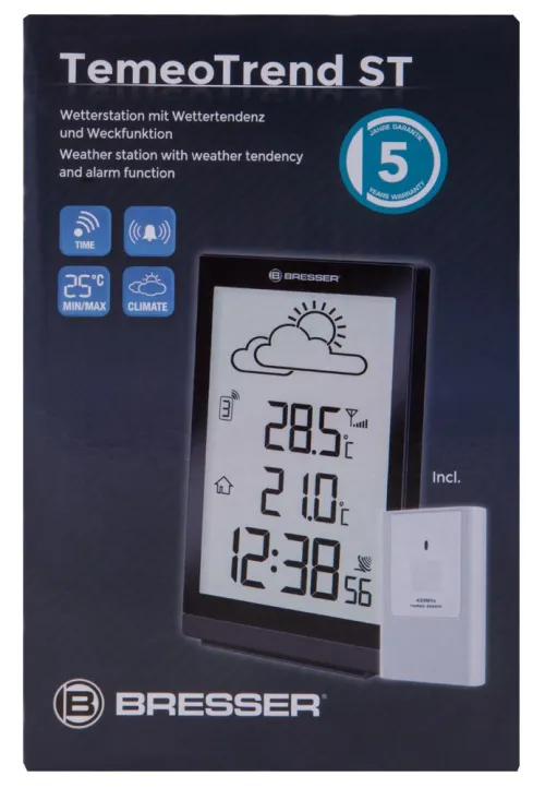 picture Bresser TemeoTrend ST RC Weather Station, black,  11
