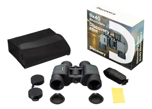 photo Levenhuk Discovery Flint 8x40 Binoculars,  5