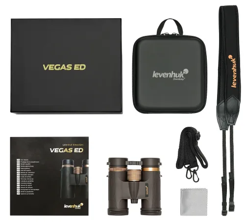 photograph Levenhuk Vegas ED 8x32 Binoculars,  6