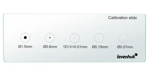 photo Levenhuk MED X/Y Calibration Slide,  3