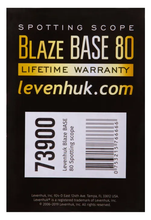 photo Levenhuk Blaze BASE 80 Spotting Scope,  16