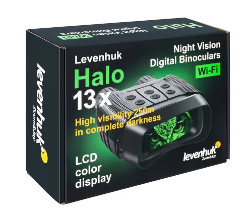 photograph Levenhuk Halo 13X Wi-Fi Digital Night Vision Binoculars,  12