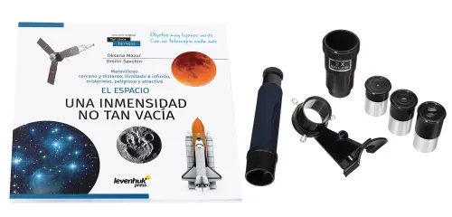 photo Levenhuk Discovery Spark 767 AZ Telescope with book,  3