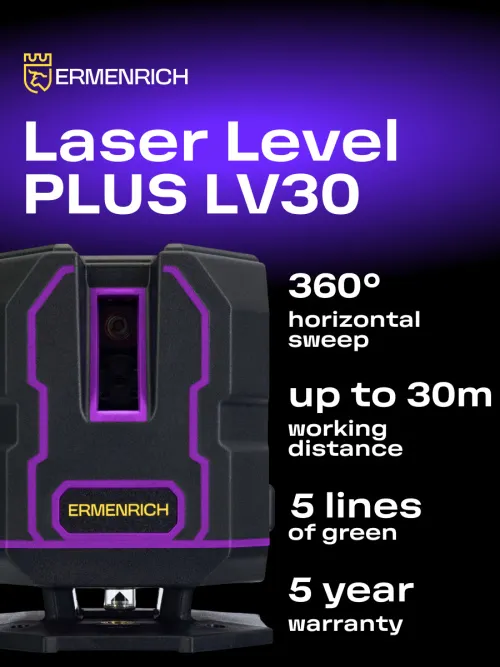 photograph Ermenrich PLUS LV30 Laser Level,  11