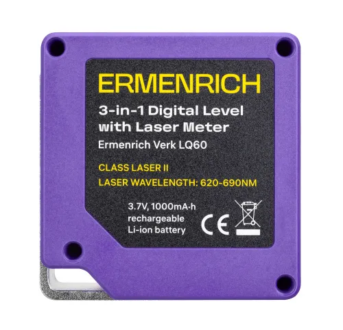 image Ermenrich Verk LQ60 3-in-1 Digital Level with Laser Meter,  8