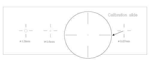 photograph MAGUS CS5 Calibration Slide (XY0.01/0.07/0.15/0.6/1.5),  7