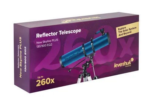 image Levenhuk New Skyline PLUS 130/900 EQ2 Telescope,  13
