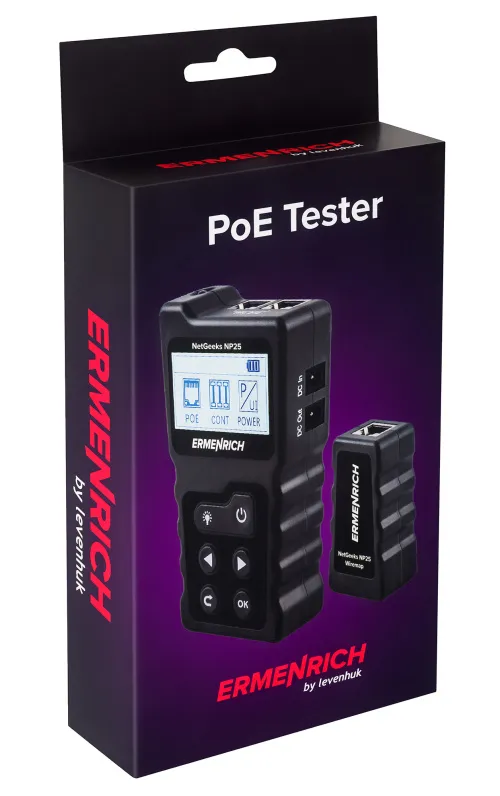 picture Ermenrich NetGeeks NP25 PoE Tester,  10