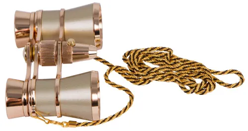 photo Levenhuk Broadway 325F Opera Glasses (with LED light and chain),  7