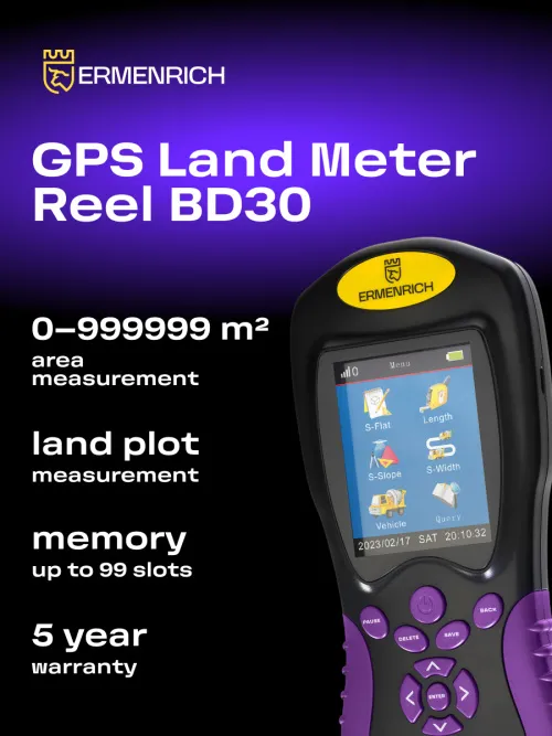 picture Ermenrich Reel BD30 GPS Land Meter,  10