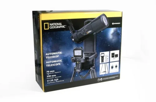 photograph Bresser National Geographic 70/350 GOTO Telescope 70mm Refractor,  3