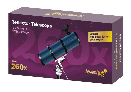 photograph Levenhuk New Skyline PLUS 130/650 AZ-EQA Telescope,  2