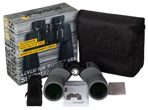 photograph Levenhuk Sherman PLUS 12x50 Binoculars  - Exhibition Item,  3