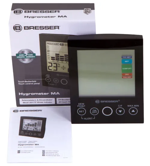 picture Bresser Mould Alert Hygrometer, black,  2