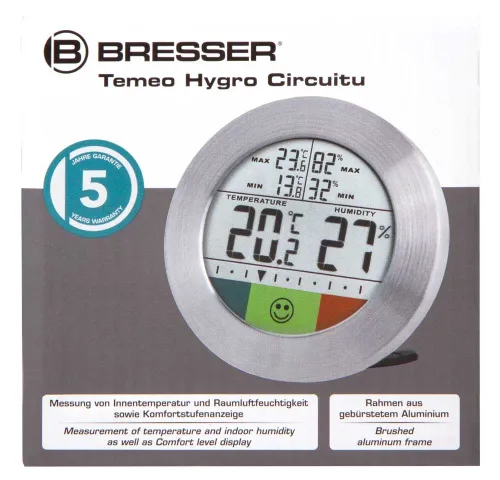 photo Bresser Temeo Hygro Circuitu Weather Station, silver,  9