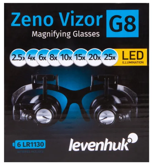 photo Levenhuk Zeno Vizor G8 Magnifying Glasses,  15