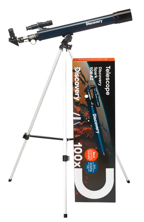 photo Levenhuk Discovery Spark 506 AZ Telescope with book,  2