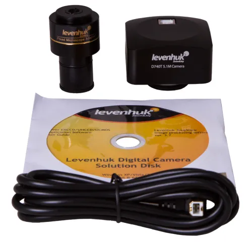 photo Levenhuk D740T 5.1M Digital Trinocular Microscope,  18
