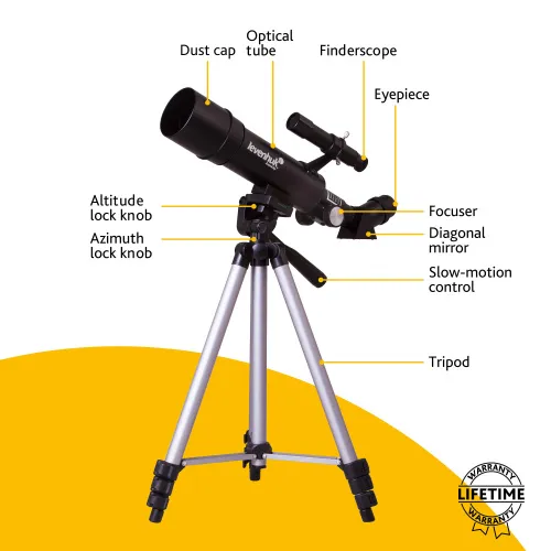 image Levenhuk Skyline Travel 50 Telescope,  16