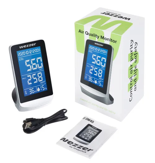 photograph Levenhuk Wezzer Air PRO DM40 Air Quality Monitor,  2