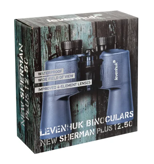 image Levenhuk New Sherman PLUS 12x50 Binoculars,  13