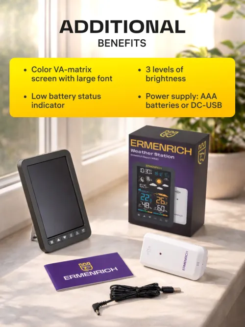 picture Ermenrich Report WR30 Weather Station,  16