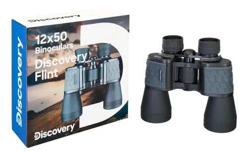 photograph Levenhuk Discovery Flint 12x50 Binoculars,  12