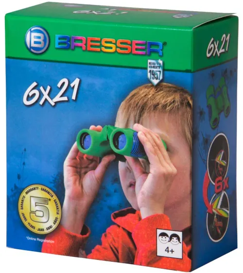 picture Bresser Junior 6x21 Binoculars for children,  6