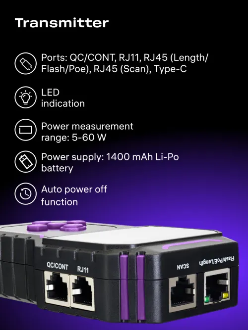 photograph Ermenrich NetGeeks NP45 Multifunctional Cable Tester,  15