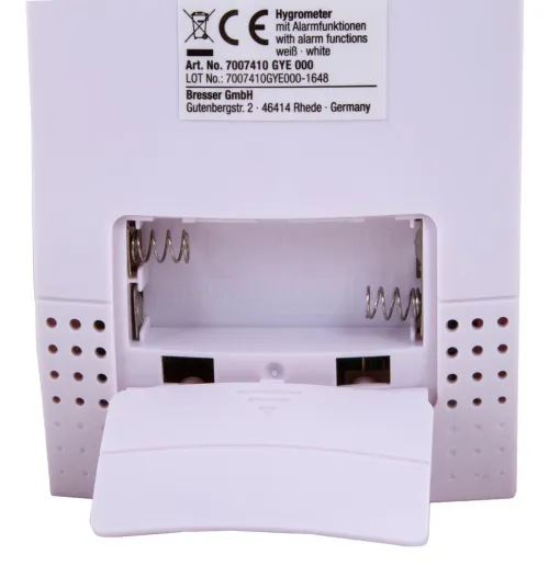 photograph Bresser Mould Alert Hygrometer, white,  7