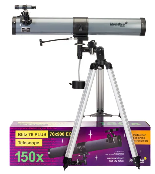 photo Levenhuk Blitz 76 PLUS Telescope - Exhibition Item,  2