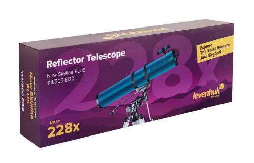 photo Levenhuk New Skyline PLUS 114/900 EQ2 Telescope,  13