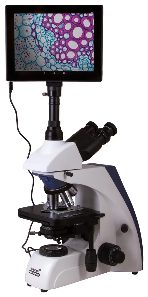 photograph Levenhuk MED D35T LCD Digital Trinocular Microscope,  3