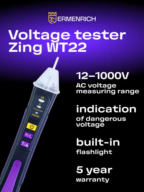 image Ermenrich Zing WT22 Voltage Tester,  6