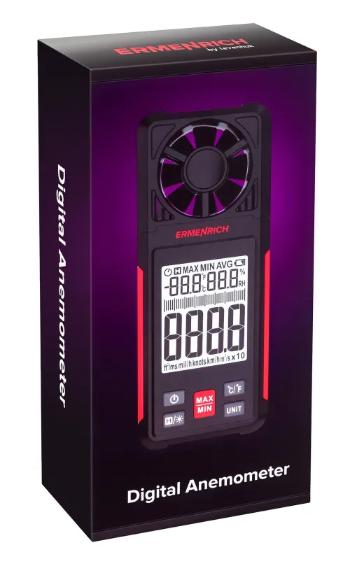 photograph Ermenrich Seek DN10 Digital Anemometer,  7
