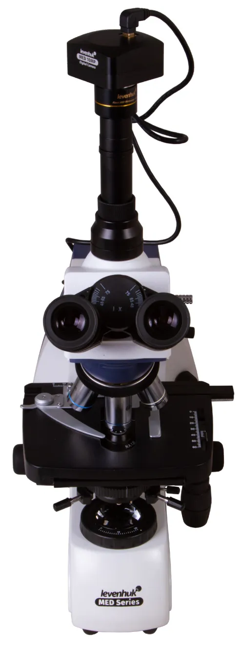 photograph Levenhuk MED D35T Digital Trinocular Microscope,  3