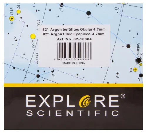 photograph Explore Scientific LER 82° 4.7mm 1.25" (AR) Eyepiece,  12