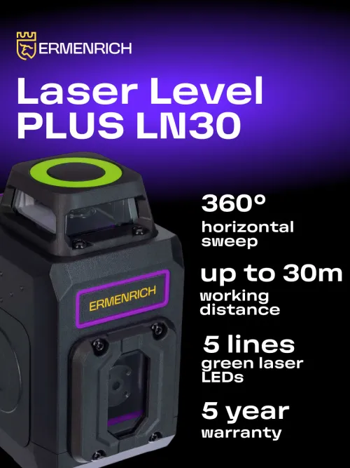image Ermenrich PLUS LN30 Laser Level,  11