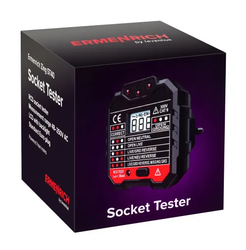 photograph Ermenrich Zing ST40 Socket Tester,  5