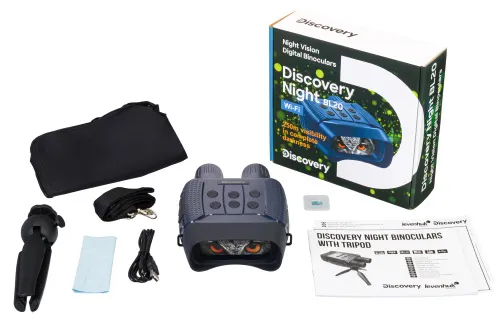 picture Levenhuk Discovery Night BL20 Digital Night Vision Binoculars with Tripod,  2