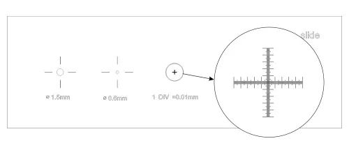 photograph MAGUS CS5 Calibration Slide (XY0.01/0.07/0.15/0.6/1.5),  6