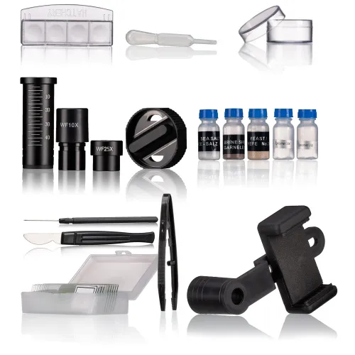 image Bresser Junior Microscope with Magnification 40x-2000x,  3