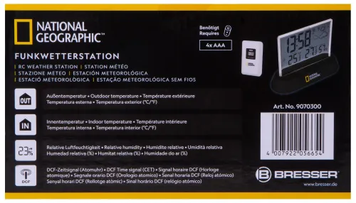 photo Bresser National Geographic Weather Station, transparent - Exhibition Item,  12