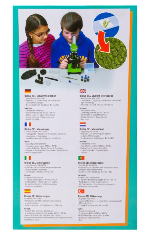 photo Bresser Junior Biolux SEL 40–1600x Microscope,  21